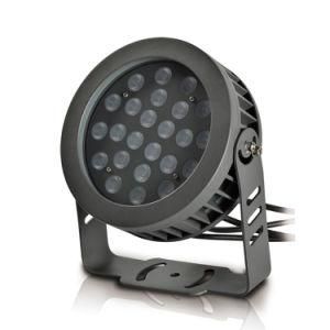 24W CE /RoHS Outdoor LED Flood Light with Black Housing