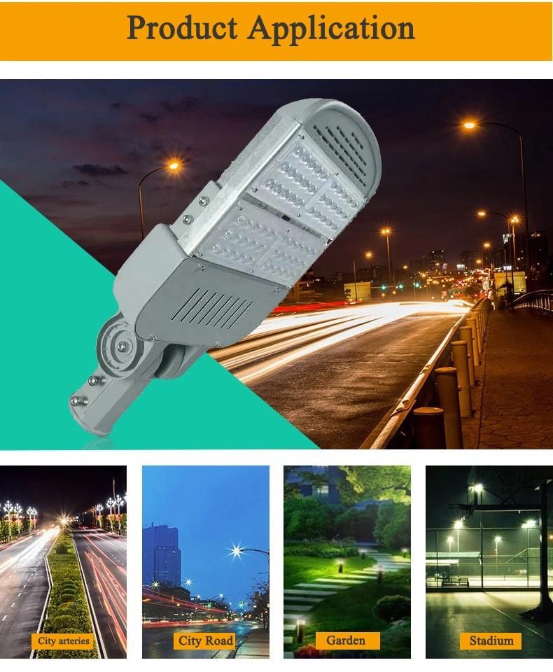 Project Long Lifespan High Brightness IP66 Waterproof Outdoor Aluminum 100W 150W 200W 250W 300W AC LED Street Lights