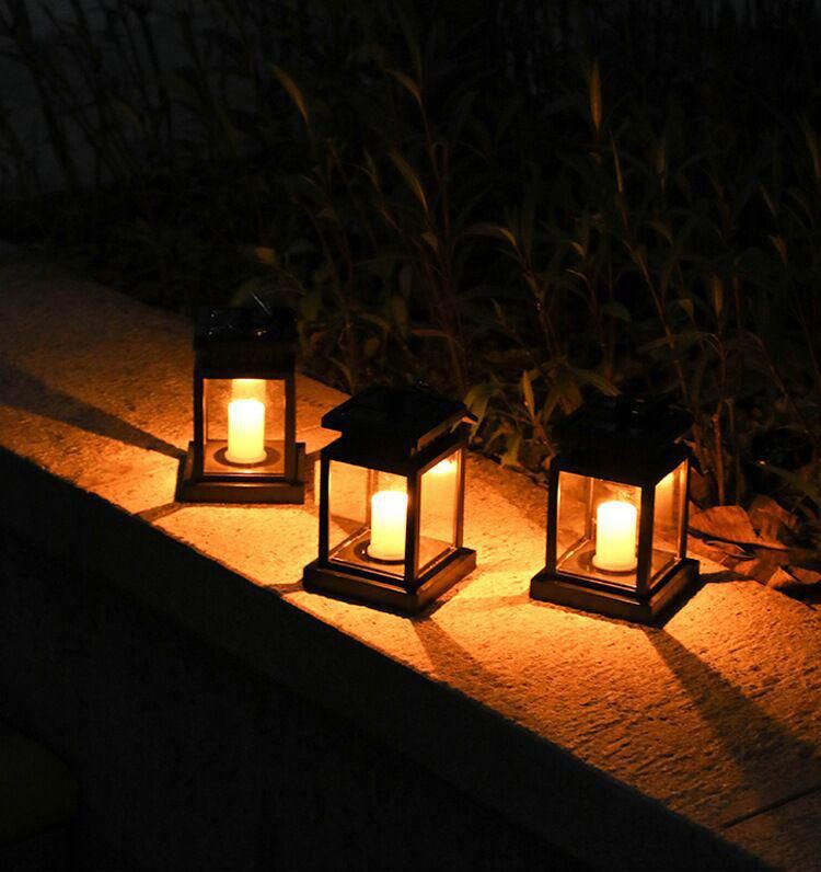 Outdoor Solar Candle Lantern Landscape Decoration LED Garden Lights