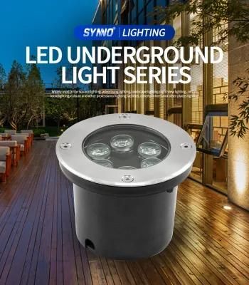 Garden Buried Inground Outdoor Waterproof IP67 RGB LED Underground Light