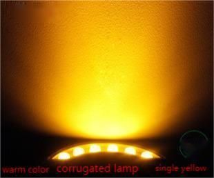 6W Corrugated Lamp-Outdoor Decoration Light-Home Roof Material-Glazed Roof Tiles Light