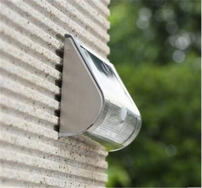 Solar PIR Motion Sensor New Solar Wall Light Stainless Steel Wireless Solar Lamp