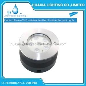 RGB IP68 Stainless Steel LED Recessed Swimming Pool Light