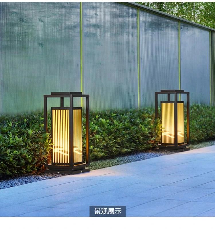 Hotel Yard Palza Outdoor Deocoration Modern Chinese Style Building LED Street Light with IP65