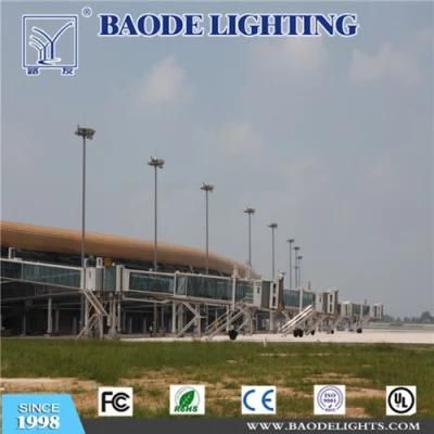 18m High Mast Light Pole with 400W Metal Halide Light