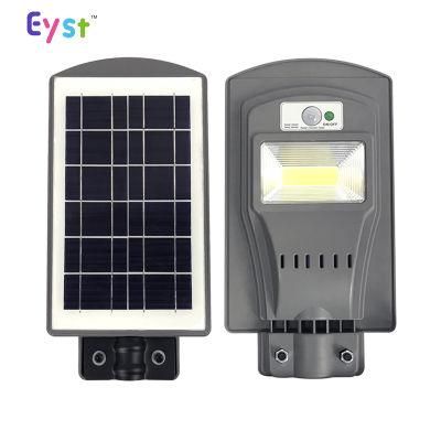 LED Street Light with Solar Panel IP65 All in One Solar Lightings LED Light Lamp
