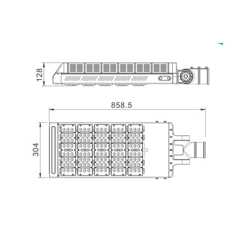 LED Flood Garden Integrated All in One High Lumen Street Lamp