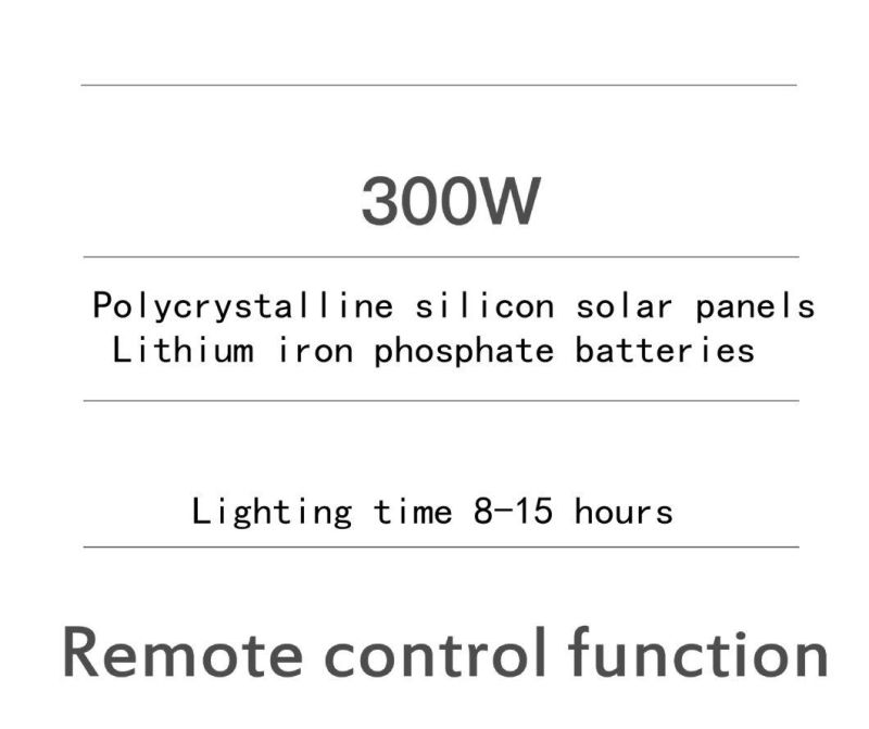 All in One Integrated Landscape Walkway Parking Lot Solar UFO Garden Light 300W of Light Banana Fish