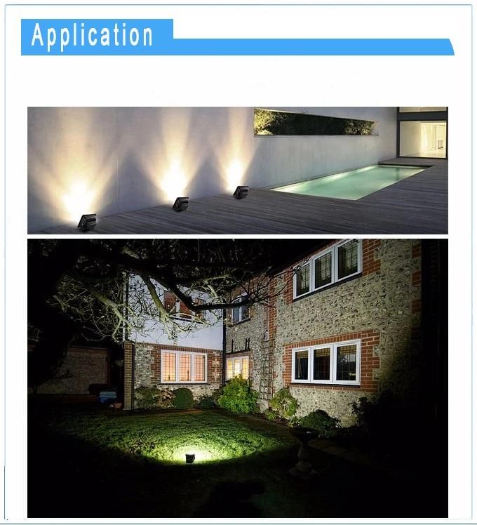 SMD 10W 20W 30W 50W 100W IP65 Outdoor LED Flood Light with Nichia LED Meanwell Driver