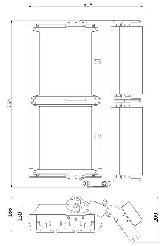 600W Stadium Lighting Serials LED Projector Light