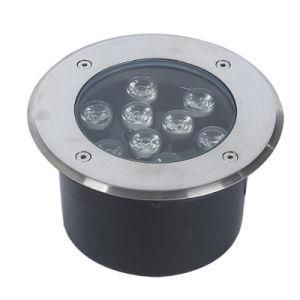 9W High Brightness LED Solar Powered in Ground Lights