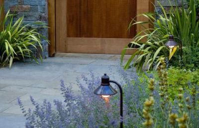Outdoor IP65 Waterproof Adjustable Lawn Lamp 20W Solar Garden Light for Pathway Patio Yard