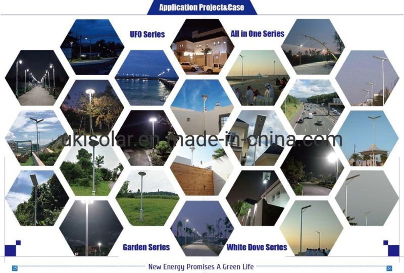 Ukisolar Hot Selling 20W 30W 60W 80W 100W Solar Street Lighting System