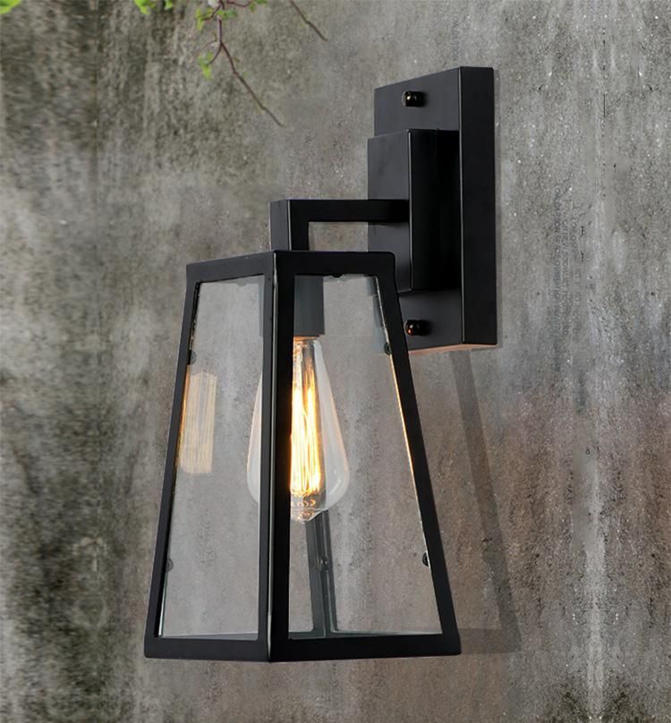 American Nordic Creative Industrial Retro Iron Restaurant Bar Aisle Outdoor Porch Lamp (WH-HR-47)