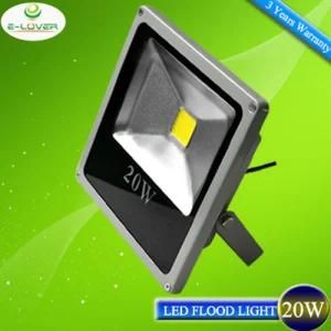 20W CE/RoHS Bridgelux Chip LED Slim Floodlights with 2 Years Warranty