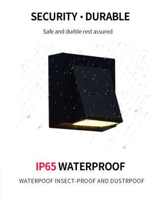 Household Hotel Corridor Garden Waterproof Die Casting Aluminium K Shape Outdoor Wall LED Lamp Light Fixture