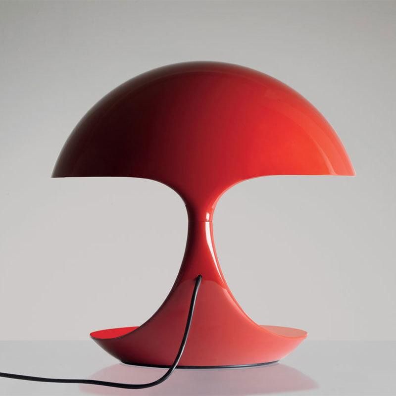2022 Post-Modern Vitange French Retro Red LED Dimable Table Lamp