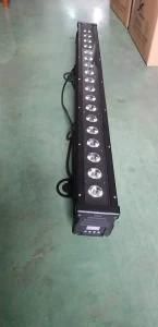 Decorative Building 24PCS *3W Lighting IP65 DMX512 RGB 3 in 1 LED Wall Washer Bar