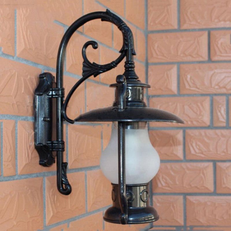 Outdoor Wall Light Waterproof Vintage Lamp Garden Corridor Villa Sconce Kerosene Lamp (WH-HR-77)