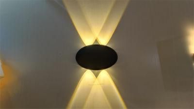 High Luminous Household Garden Hotel Corridor Waterproof Die Casting Aluminium LED SMD Moon Wall Lights