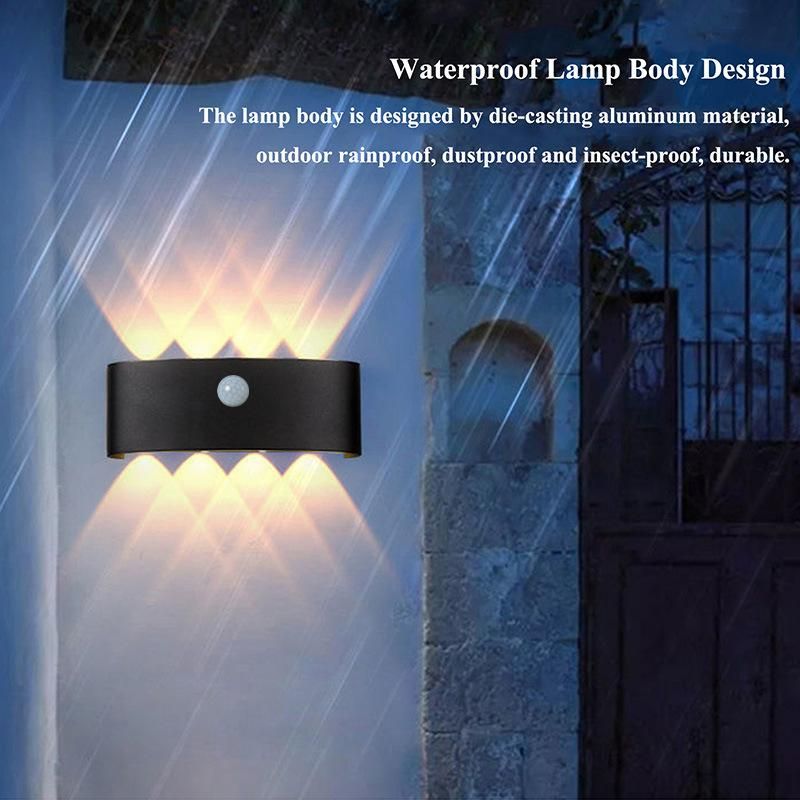 Sensor Light Waterproof IP65 Outdoor LED Wall Lamp High Quality