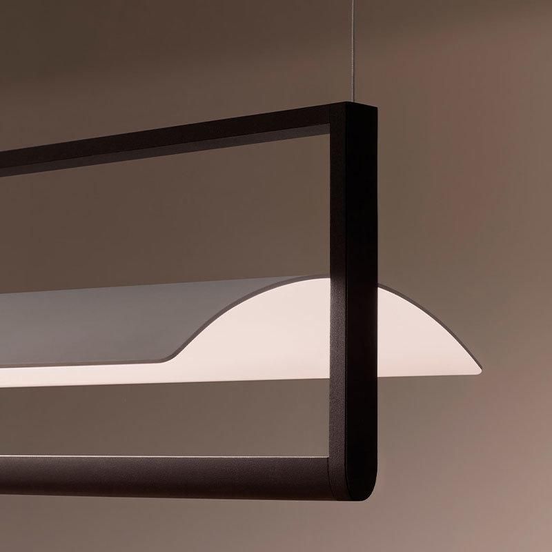 2022 Simple Liner LED Pendant Ceiling Light LED Bright Pendant Light Rectangular Ceiling Lamp for Dining Room Lights Chandeliers