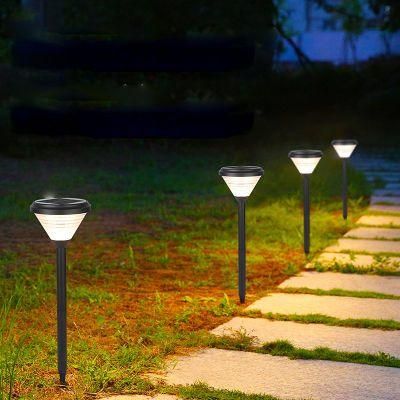 Solar Decorative Lawn Lamp Hourglass Black Cable-Free Garden Villa Residential Lighting Lamps