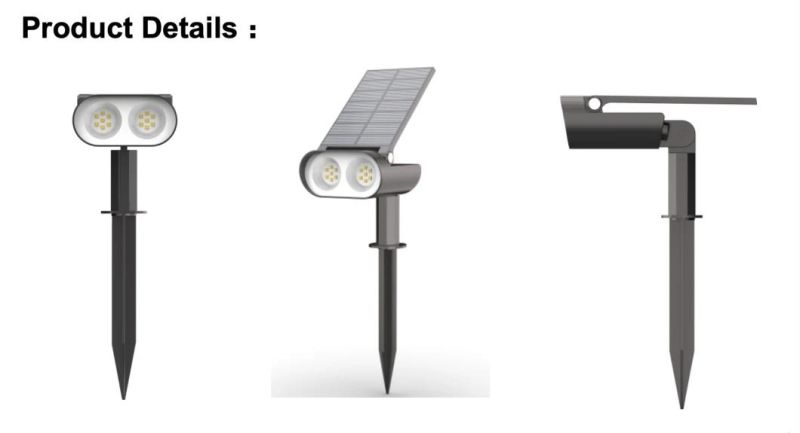 LED Spot Solar Insert Ground Lamp 10W