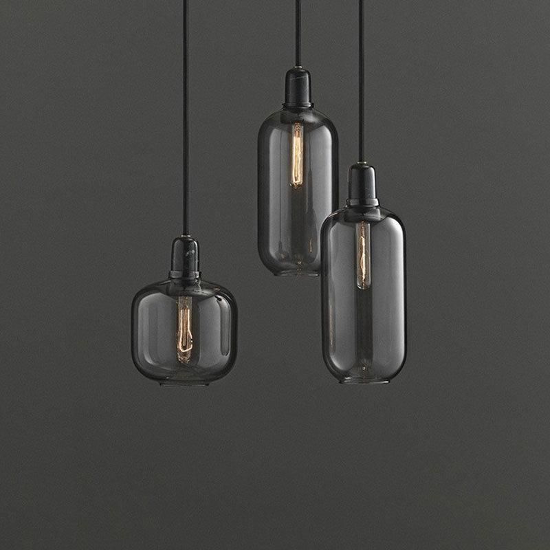 2022 Wholesale Customizable Color Modern Handmade Glass Pendant Light