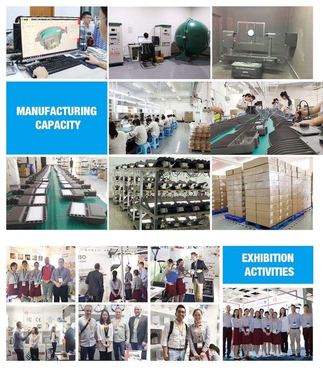 China Factory 140lm/W 300W LED Parking Lot Lighting IP66 5years Warranty Commercial LED Shoebox Light