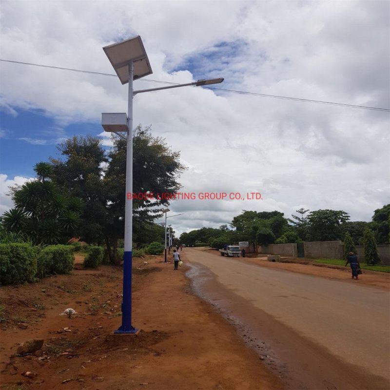 Baode Lights Outdoor Prices of 5m Pole 30W LED Solar Street Light