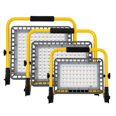 New Portable Charging 100W LED Floodlight for Camping Lighting