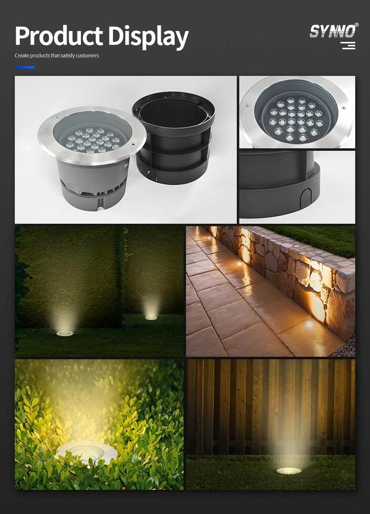 Outdoor Waterproof Garden Lamp Underground Ground Buried Lamp Recessed LED Landscape Underground Light