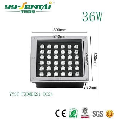 Square Shape IP67 36W LED Light for Outdoor LED Underground Light