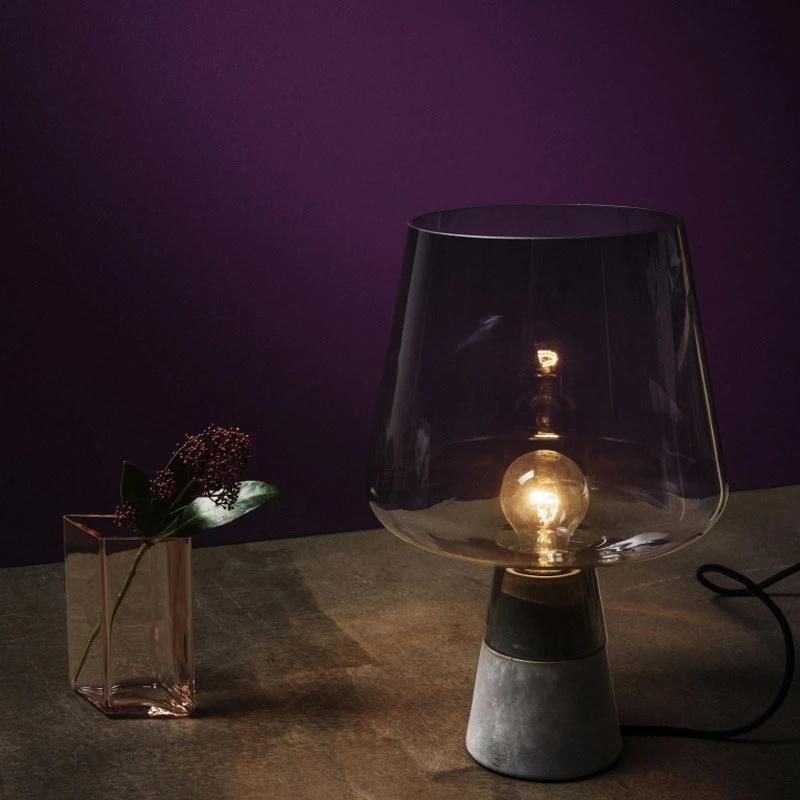 2022 Modern Minimalist Creative Glass Table Lamp Bedroom Bedside LED Lighting Lamp Decorative Table Lamp