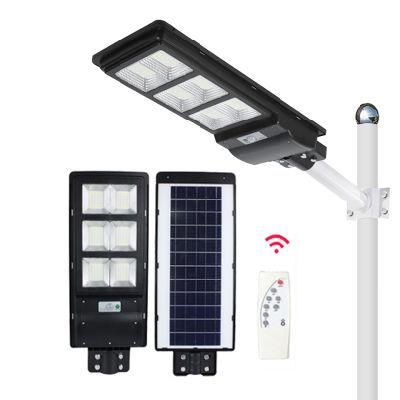 Ala Smart Motion Sensor Outdoor Waterproof IP65 Integrated All in One LED Solar Street Light 50W 80W 100W 150W 200W