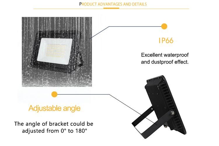 Reflector Flood Light Waterproof IP65 Garden Spotlight PIR Motion Sensor Wall Outdoor Light