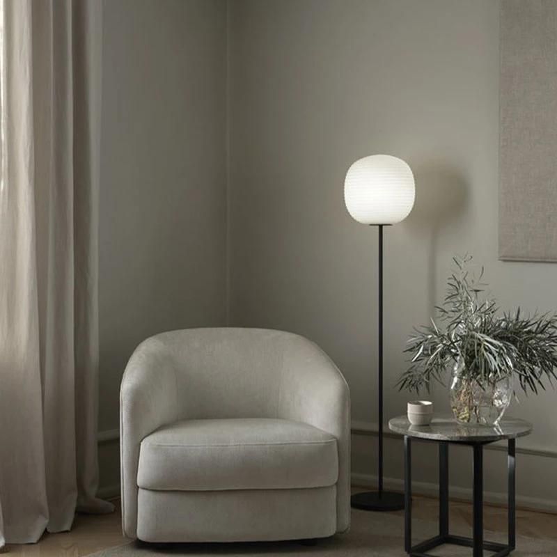 2022 Hot Sale Nordic Post-Modern LED Floor Lamp Living Room Sofa Side Metal Glass Floor Lamp