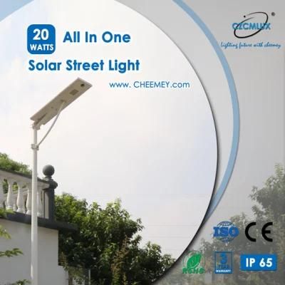 30W-120W All in One Solar LED Street Light for Roads