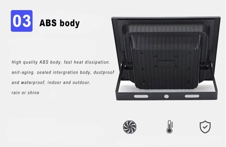 3years Warranty 30-500W Solar LED Flood Light