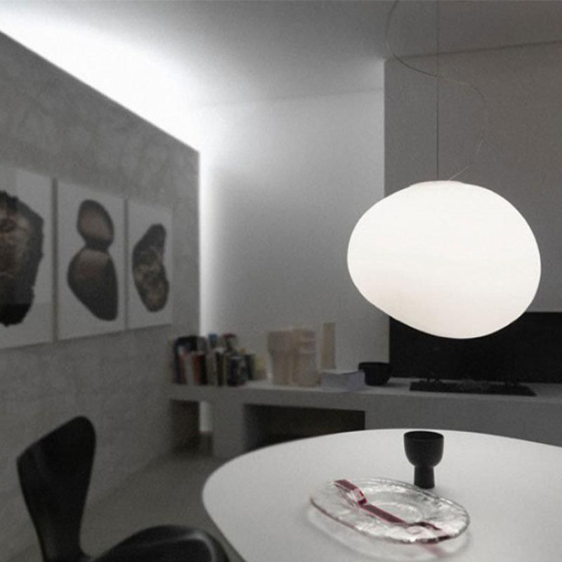 2022 Restaurant Decoration Modern Lights Living Room LED Suspension Lamps Glass Ball Pendant Chandelier