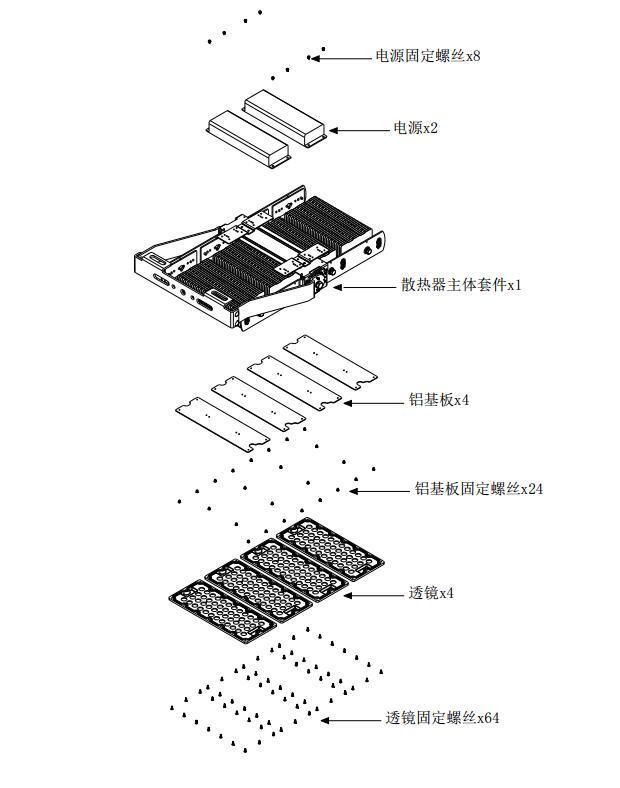 2019 Good Quality 400W LED High-Pole Flood Lamp