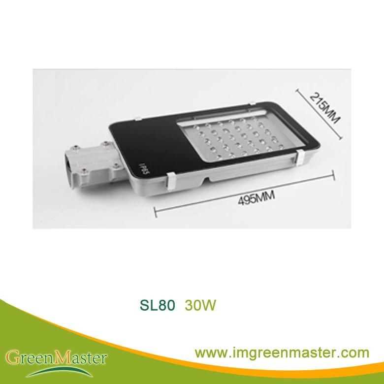 SL80 100whigh Quality Tempered Glass Greenmaster LED Street Light