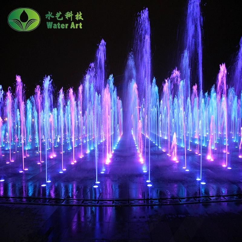 Outdoor LED Fountain Ring Light 6W 9W 12W 18W DMX Control Stainless Steel IP68 Underwater Donut Submersible RGB Fountain Lights