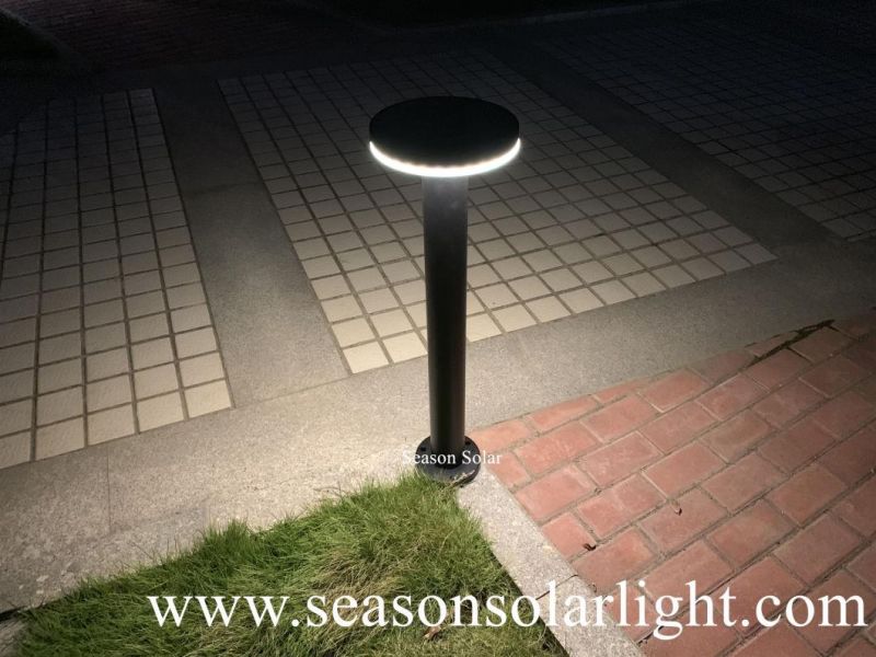 High Power Solar Charge Controller CE Outdoor Bollard Solar LED Garden Light with 5W Solar Panel & LED Light