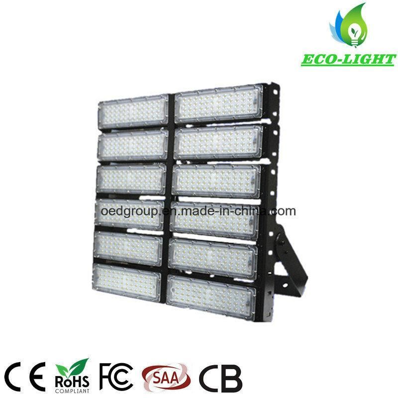 High Temperature Resistant SMD Module Sports Field Lighting 600W LED Flood Light