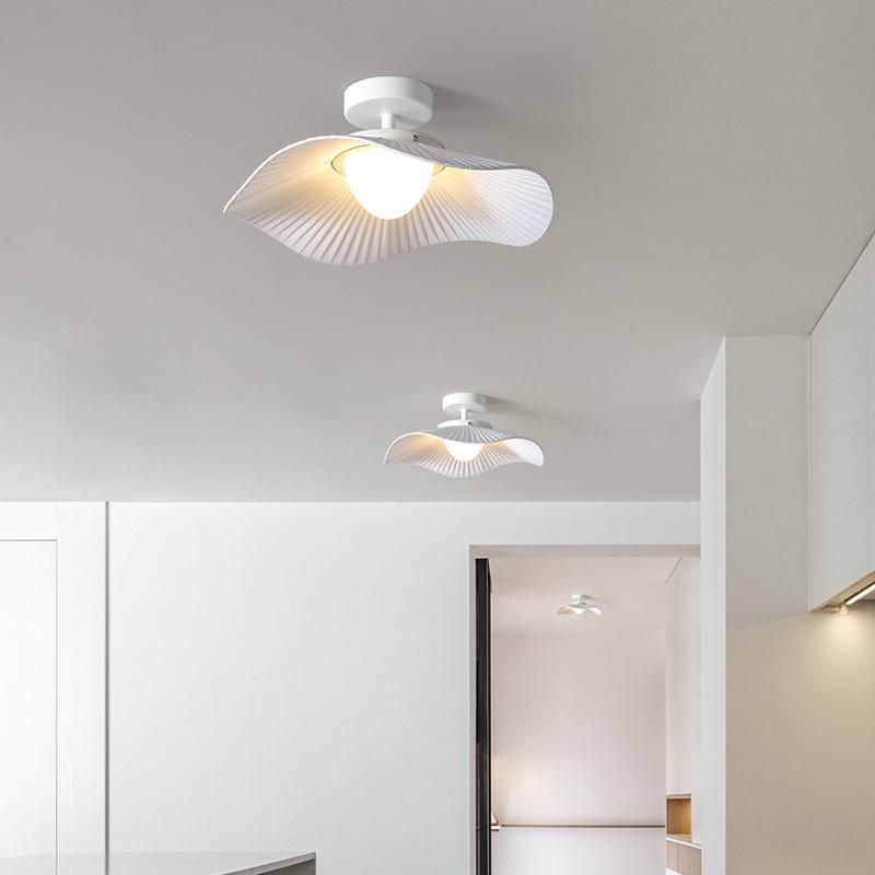 2022 Creative Simple Lotus Leaf Chandelier Restaurant Bedside Modern Pendant Light