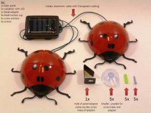 Solar LED Ladybird Lamp