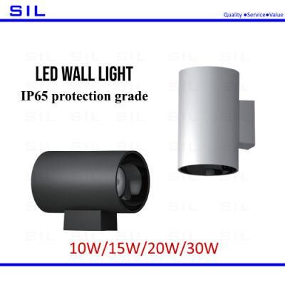Modern Design Aluminum Structured Wall Washer Lights 15W LED Wall Light