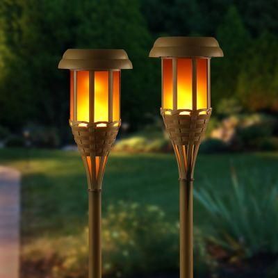 Outdoor IP65 Waterproof Adjustable Lawn Lamp 9W Solar Garden Light for Pathway Patio Yard